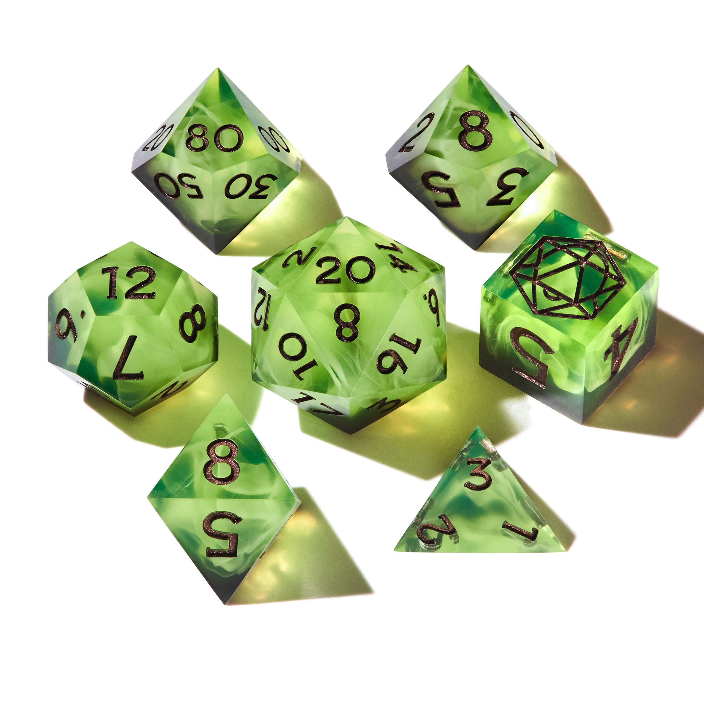 Acid Bloom Dice Set