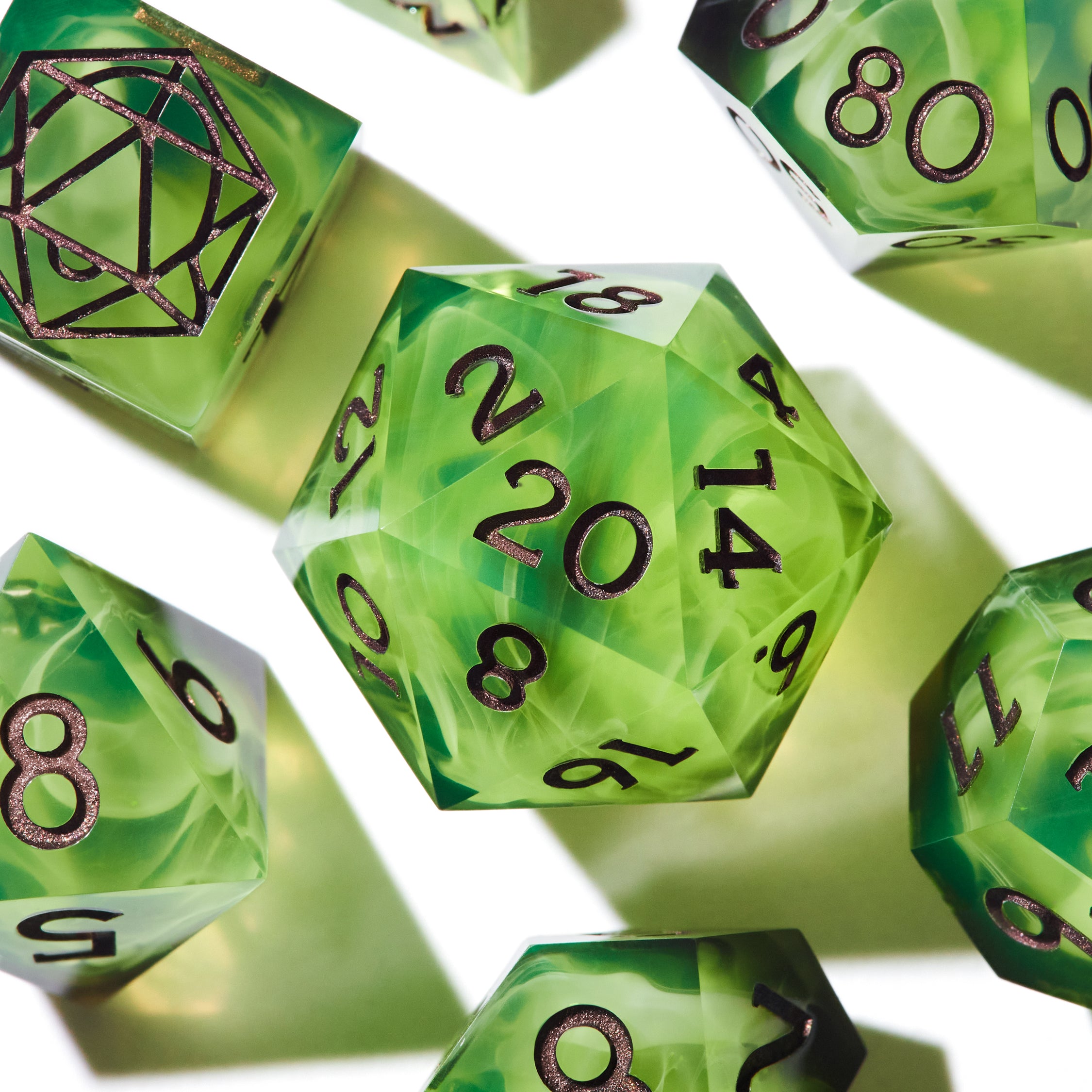 Acid Bloom Dice Set