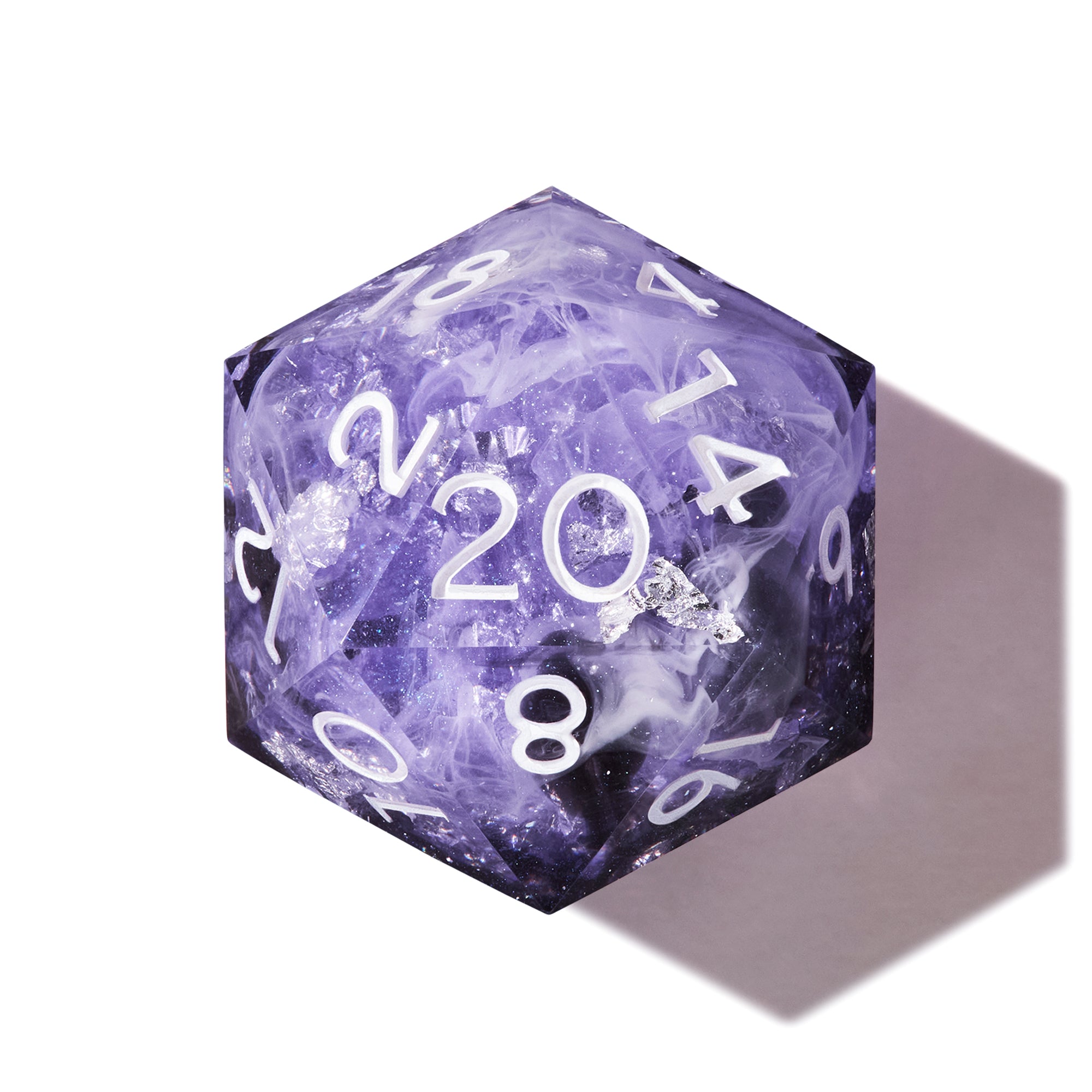 Amethyst Veil Dice Set