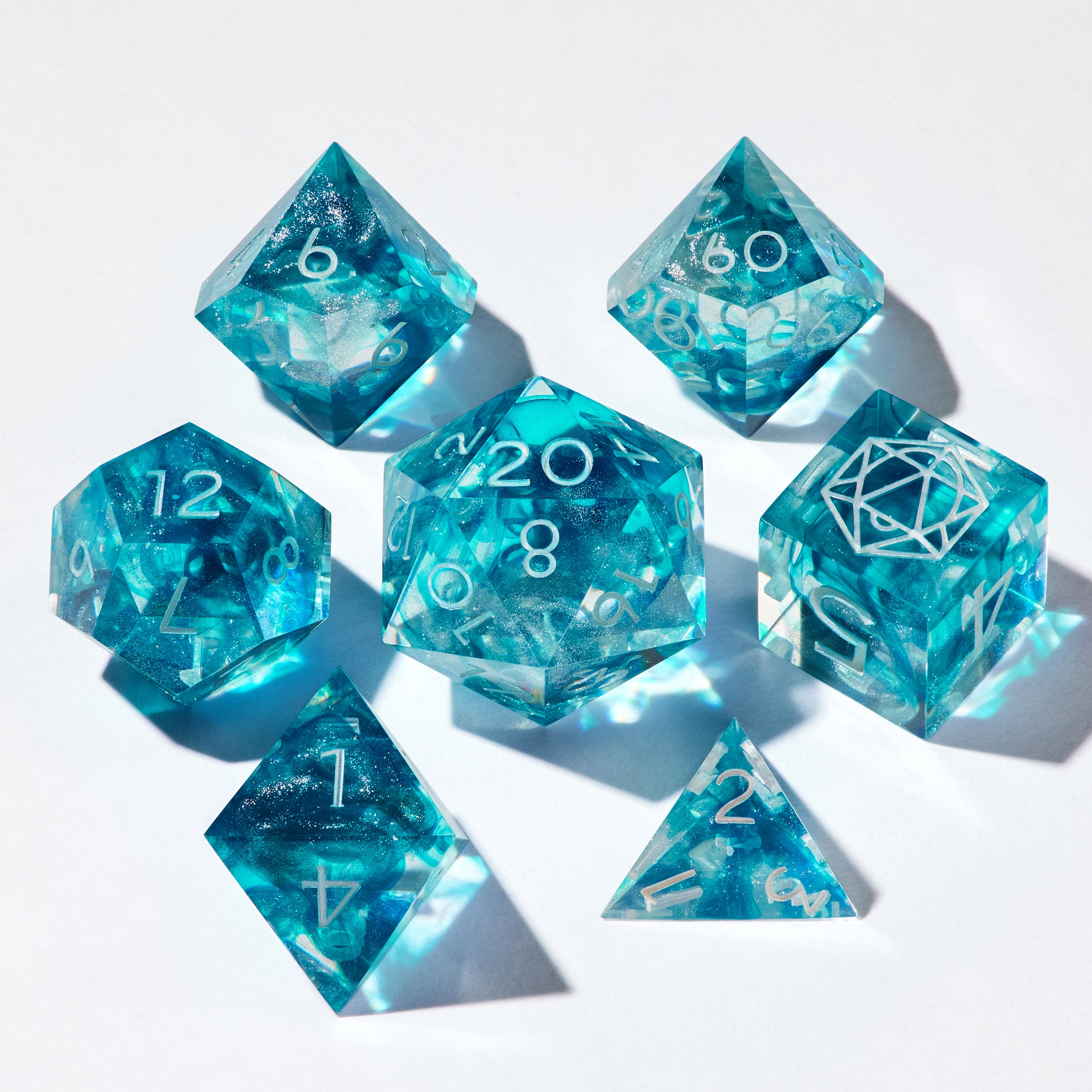Azure Magic Dice Set