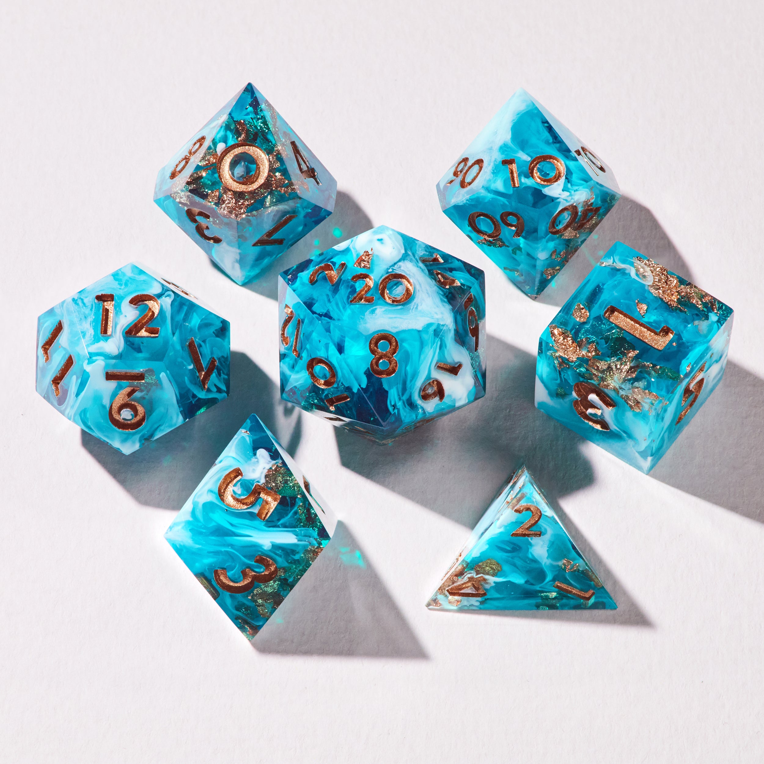 Stormwave Blue Dice Set