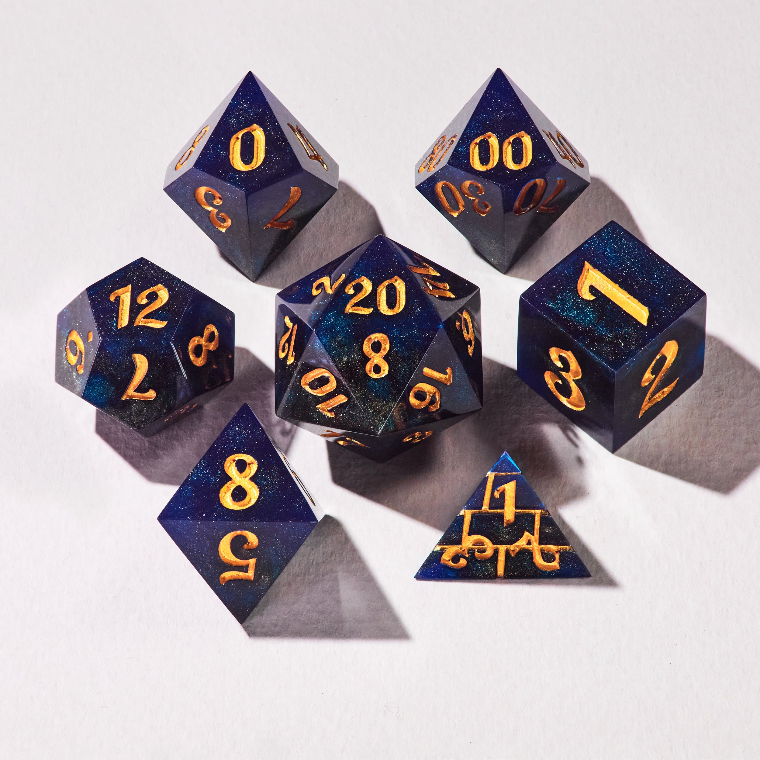 Midnight Starfall Dice Set