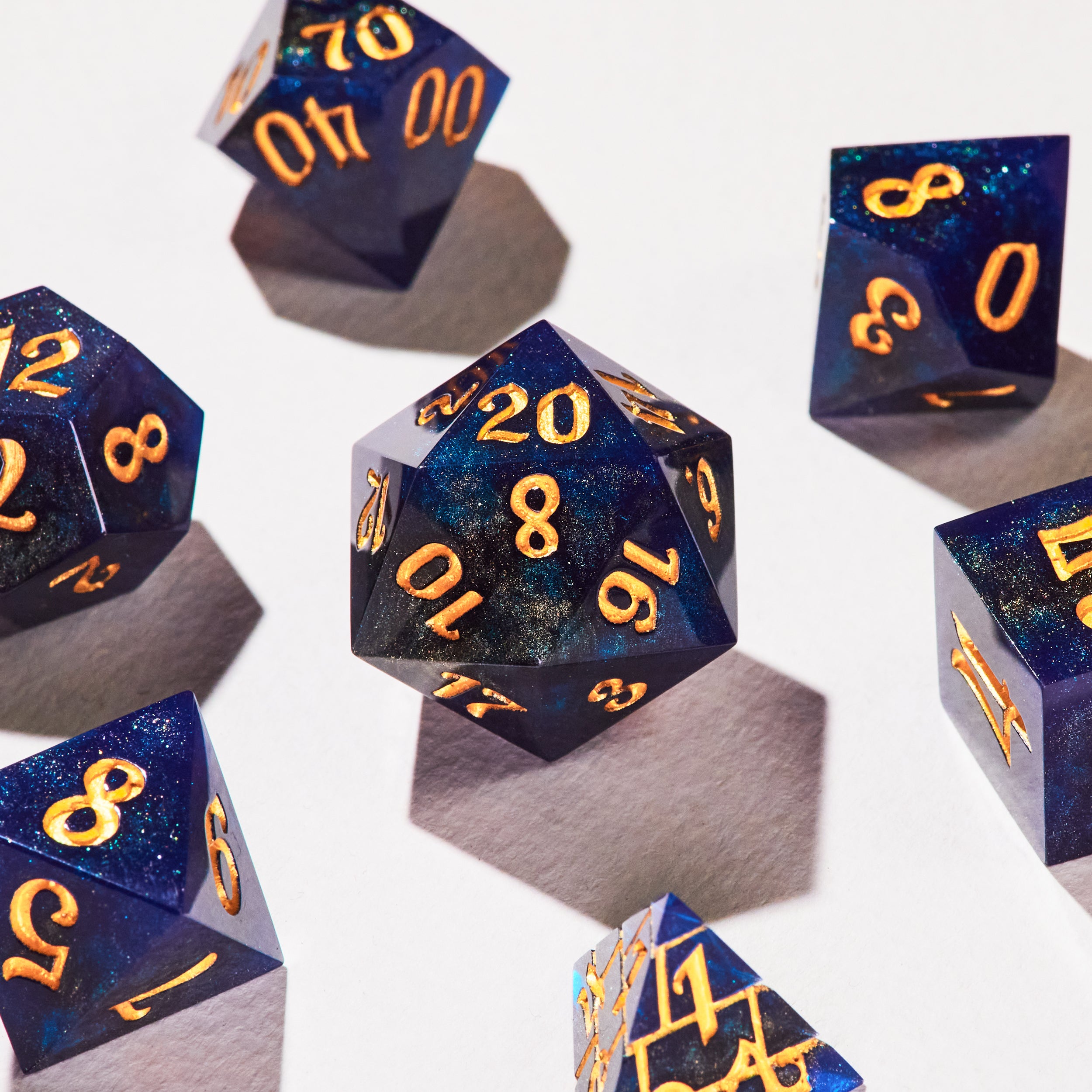 Midnight Starfall Dice Set