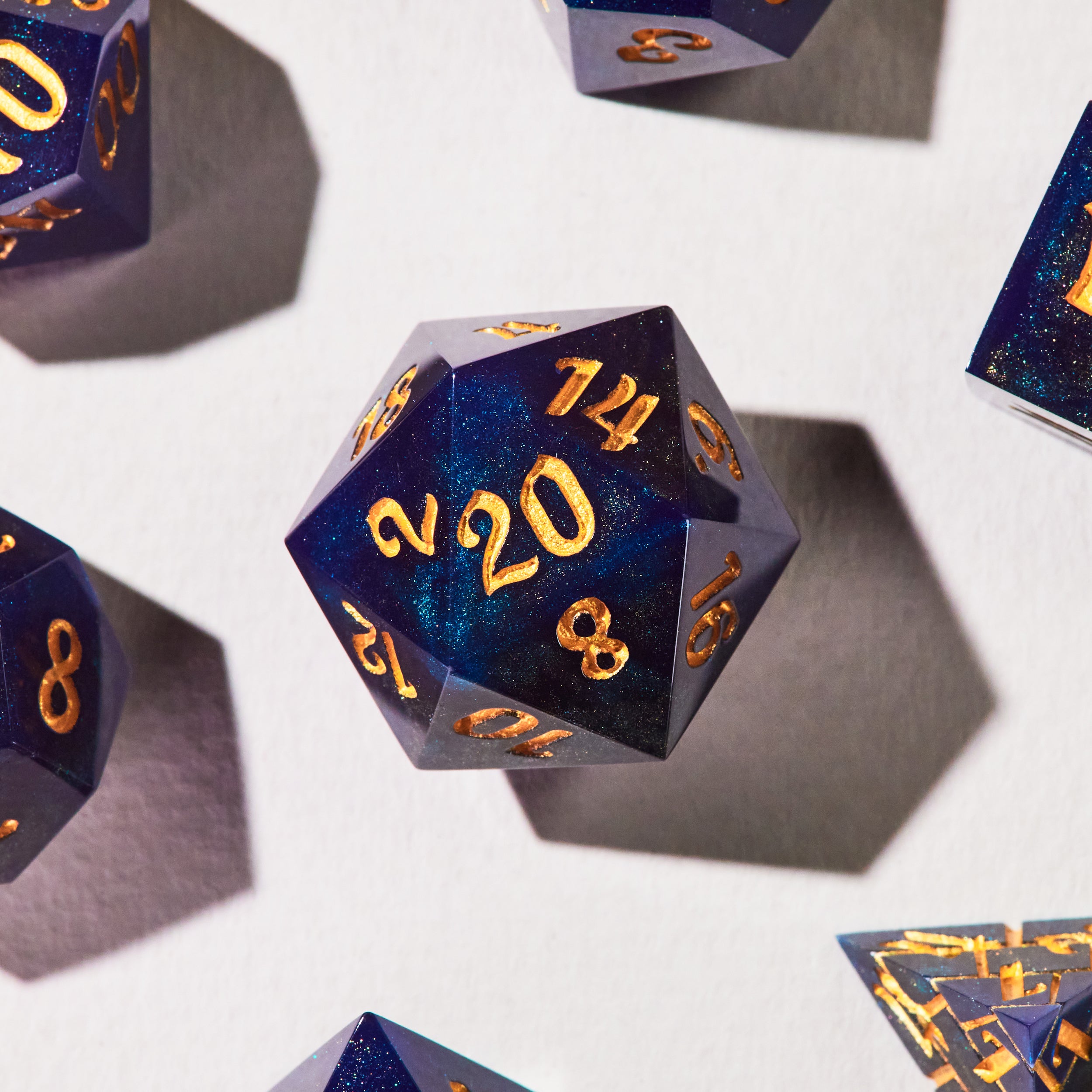 Midnight Starfall Dice Set