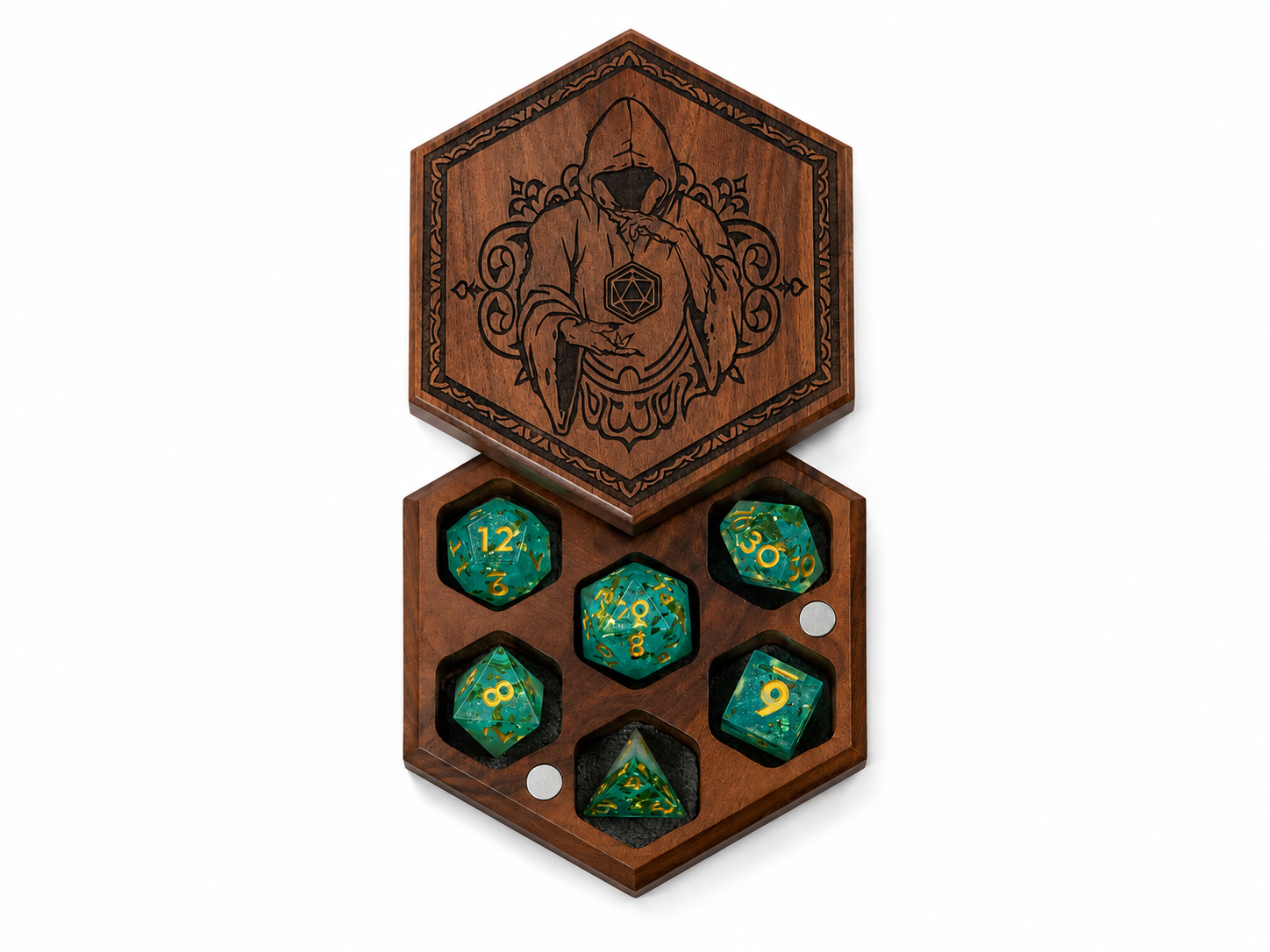 Custom Solid Wood Dice Box