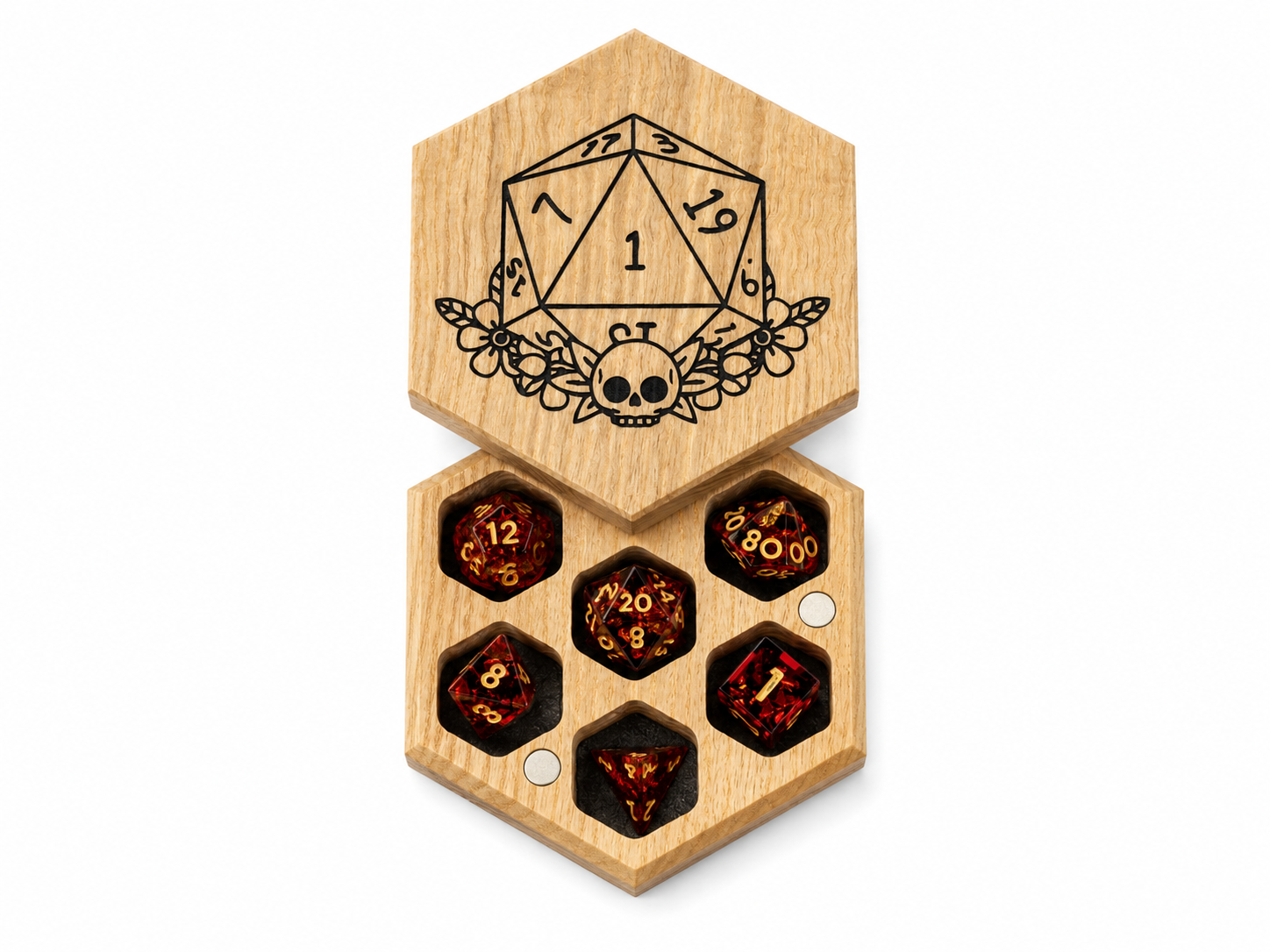 Custom Solid Wood Dice Box