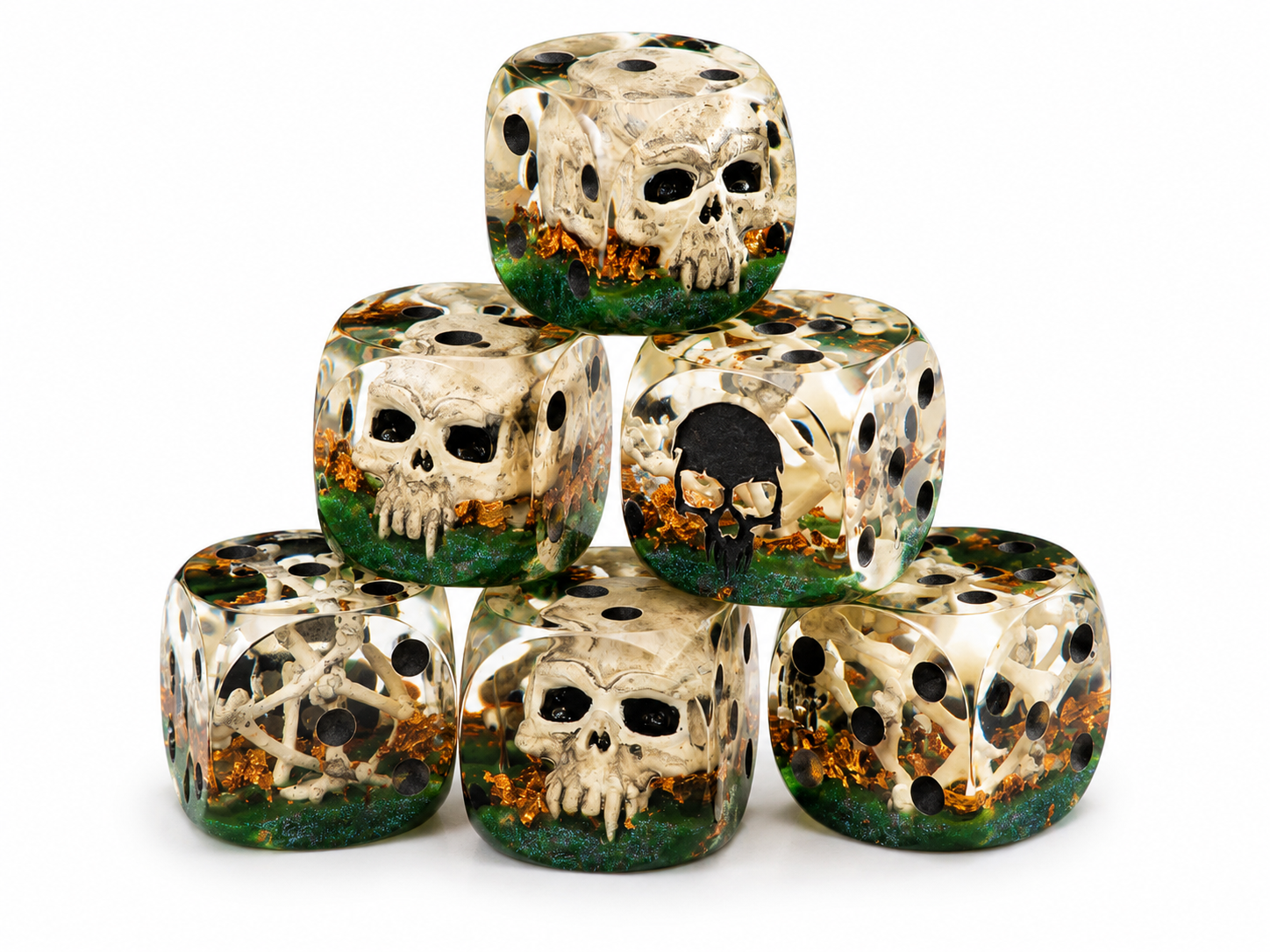 Skulls D6 Dice