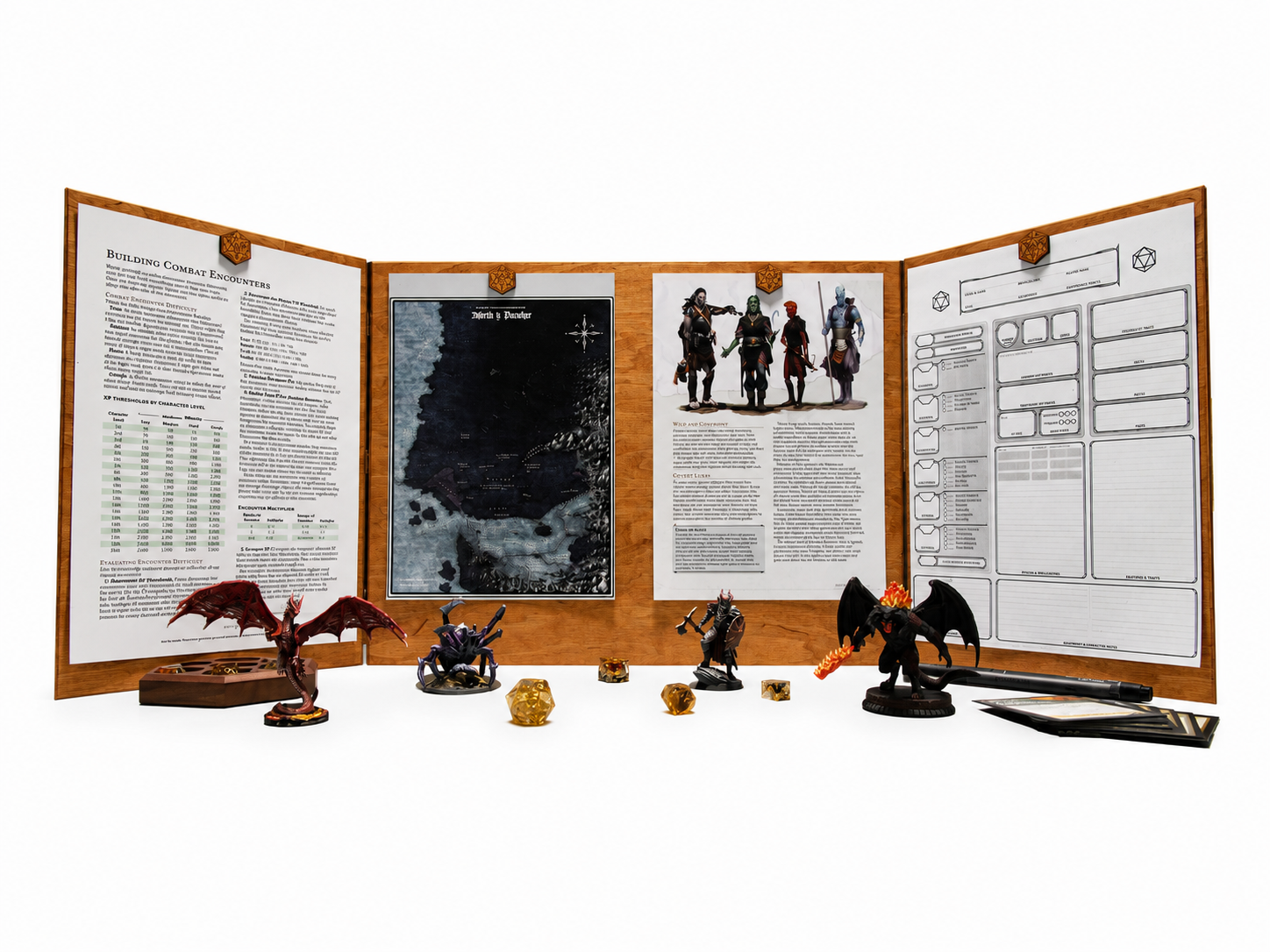 Custom Wood DM Screen