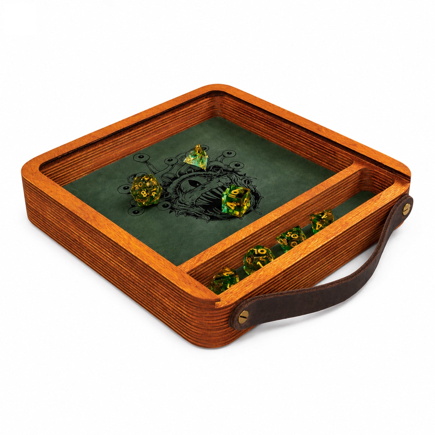 Custom Wood Dice Rolling Tray | Size S