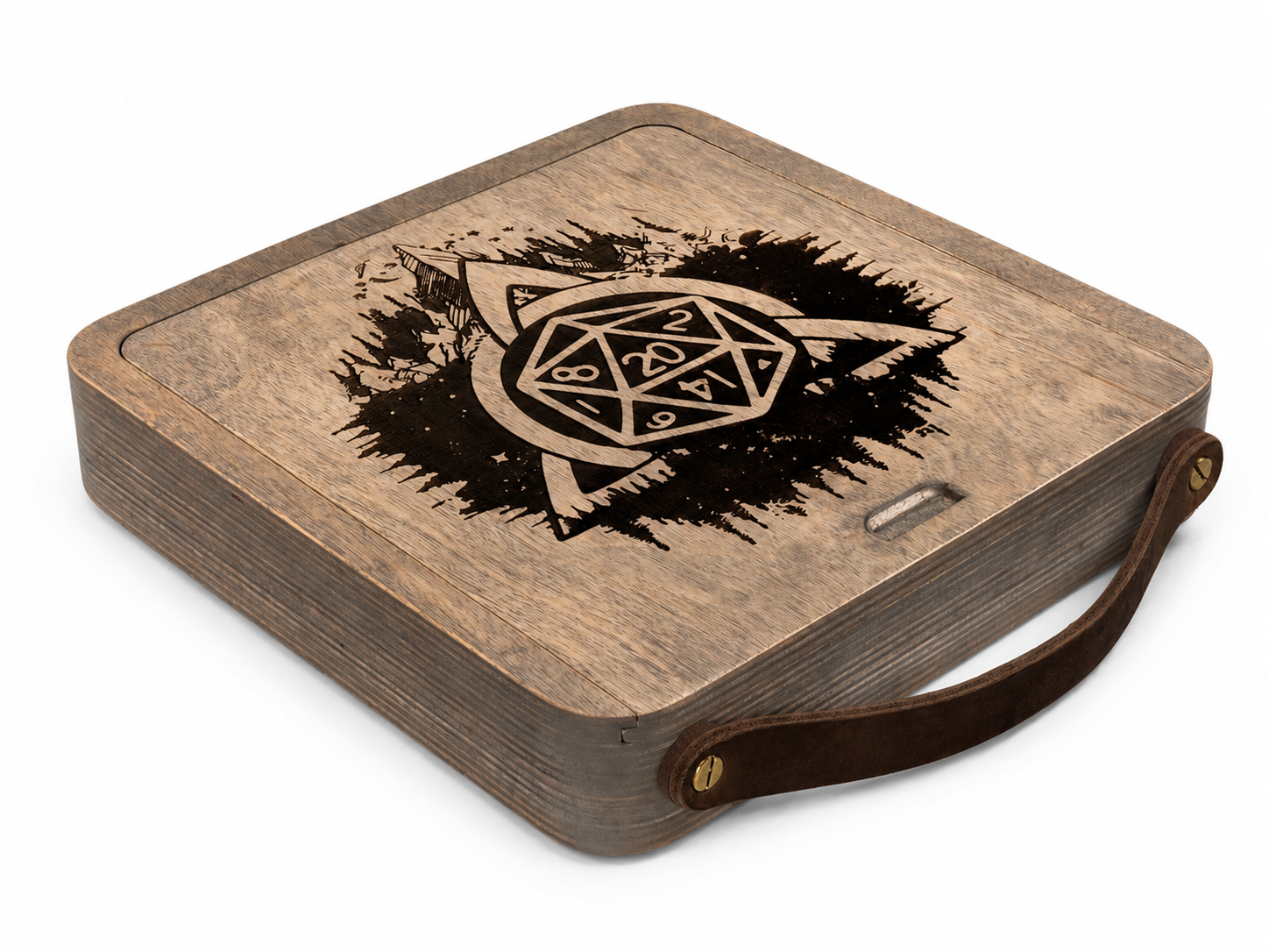 Custom Wood Dice Rolling Tray | Size S