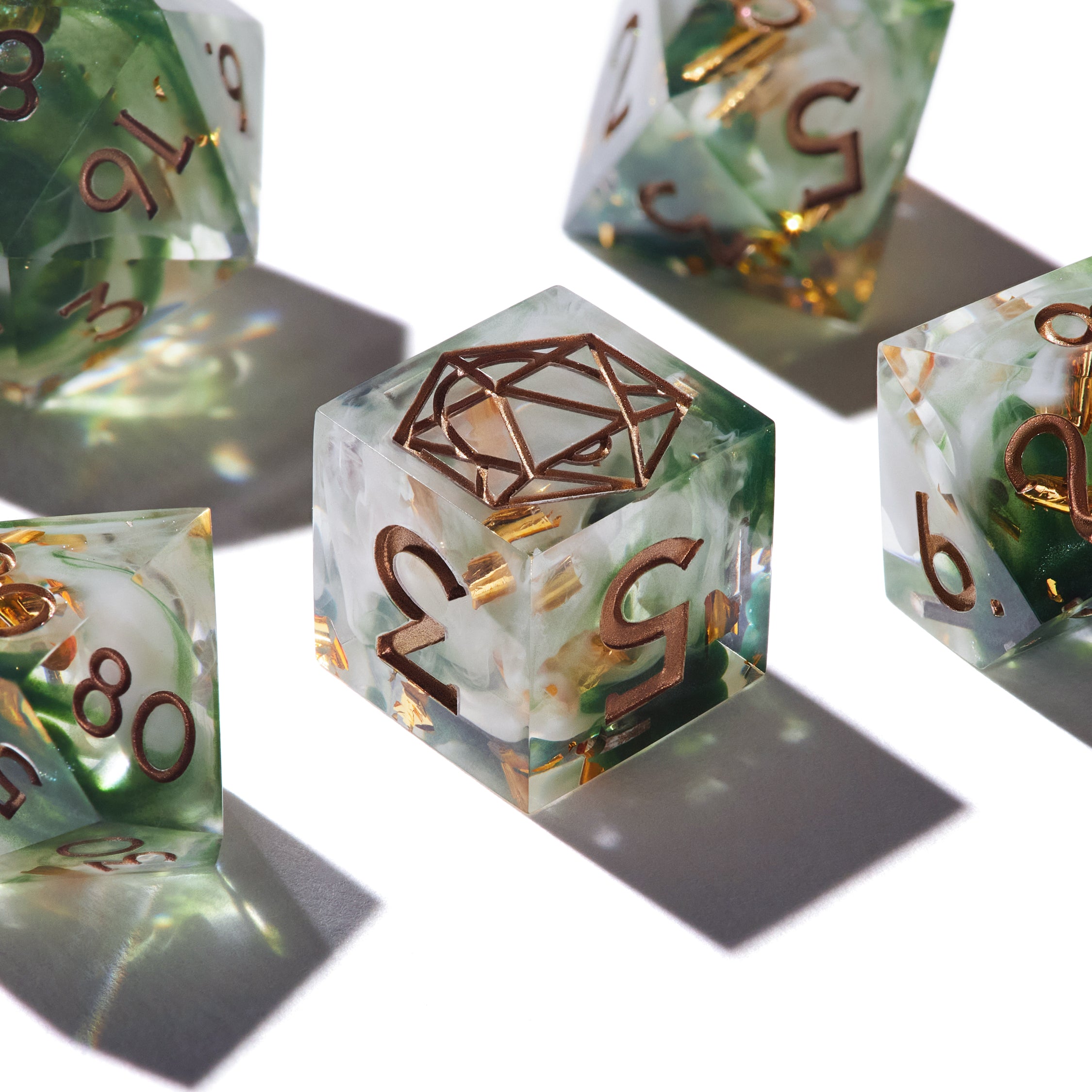 Elven Forest Dice Set