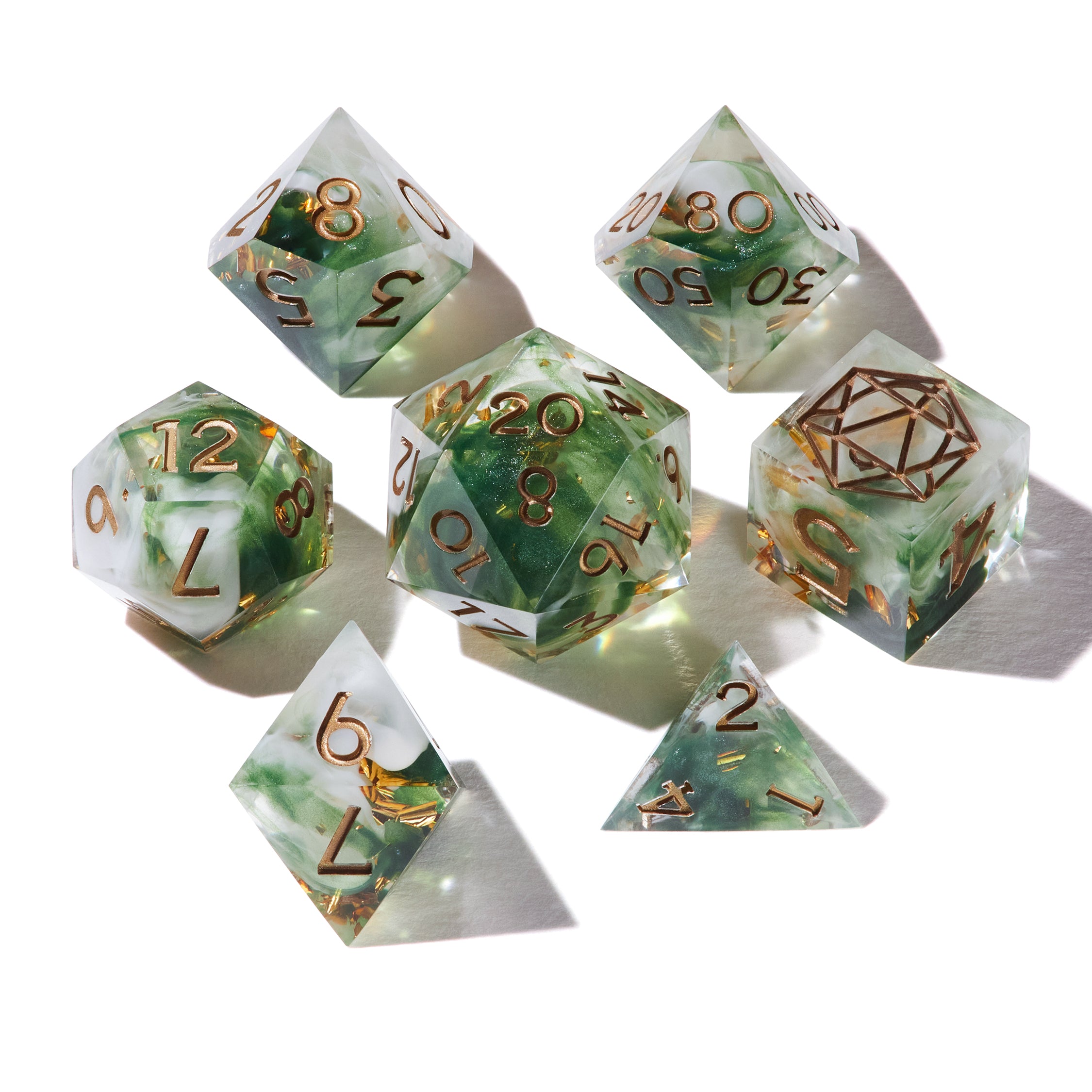 Elven Forest Dice Set