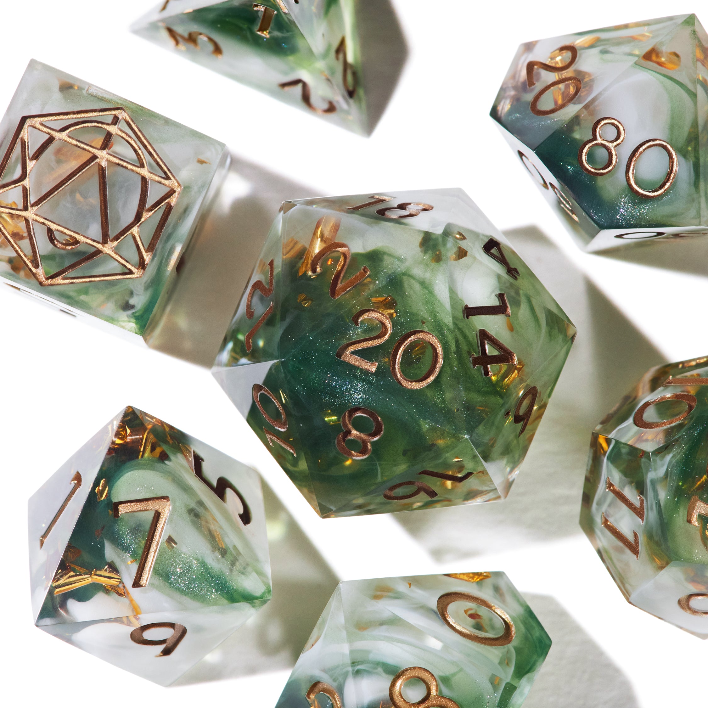 Elven Forest Dice Set