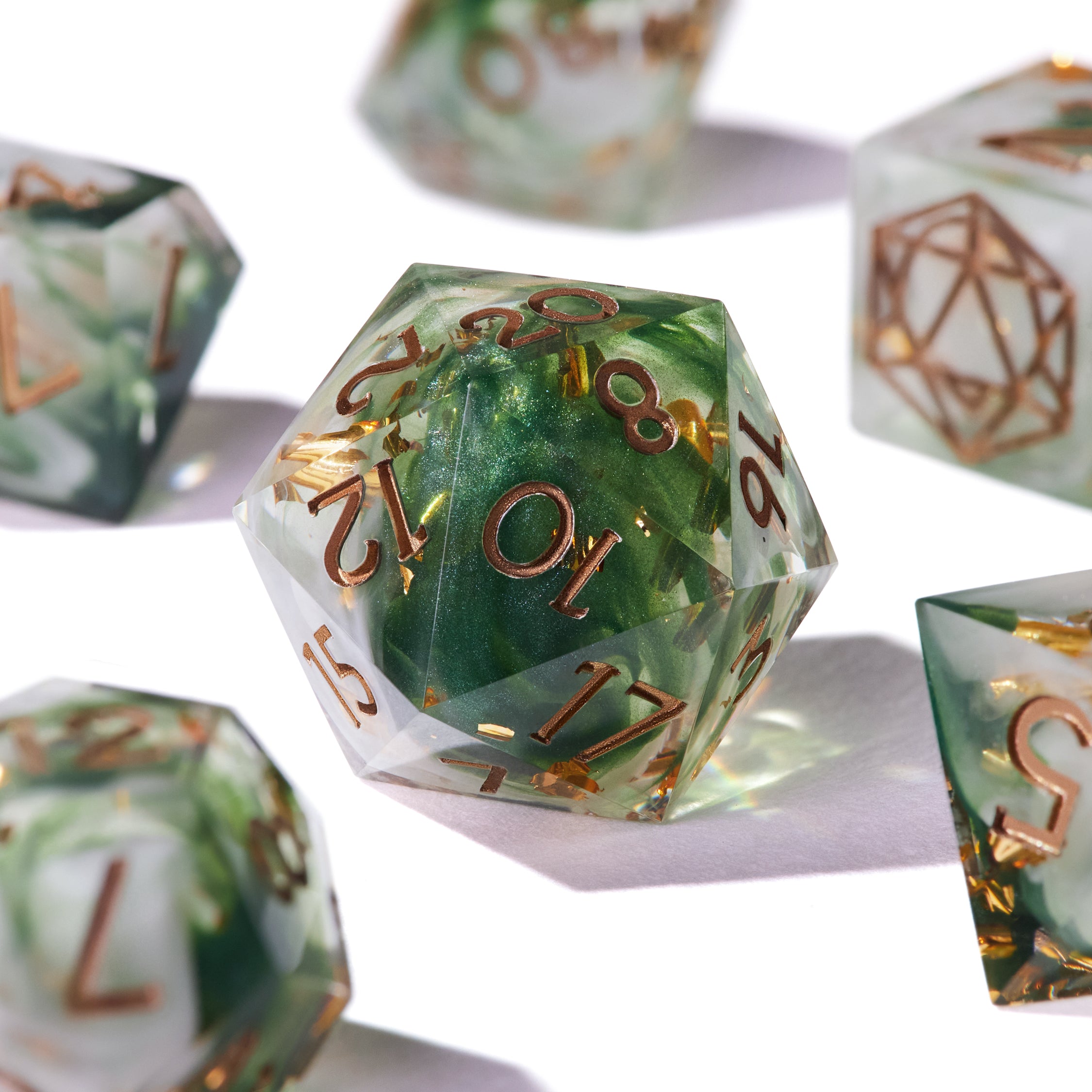 Elven Forest Dice Set