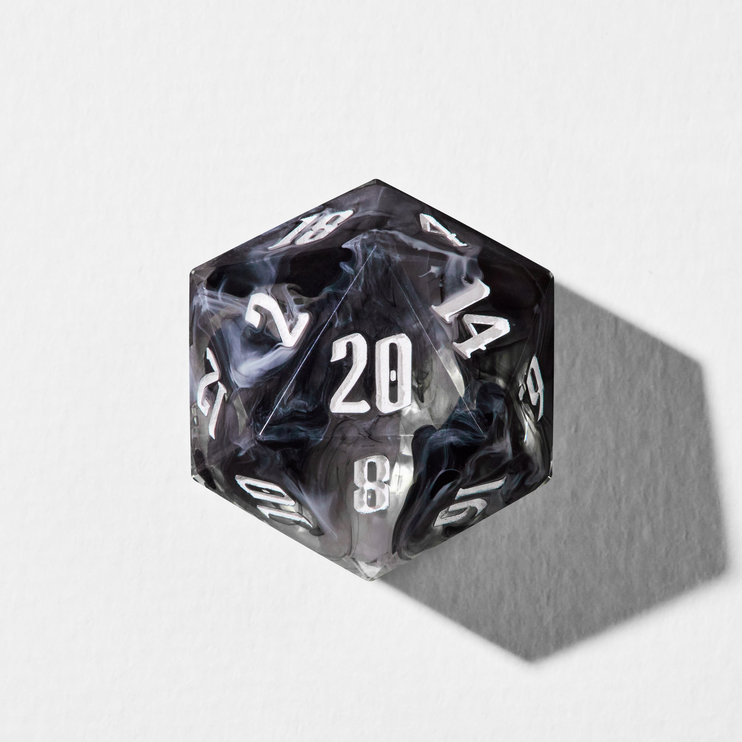 Ghost Dust Swirl Dice Set