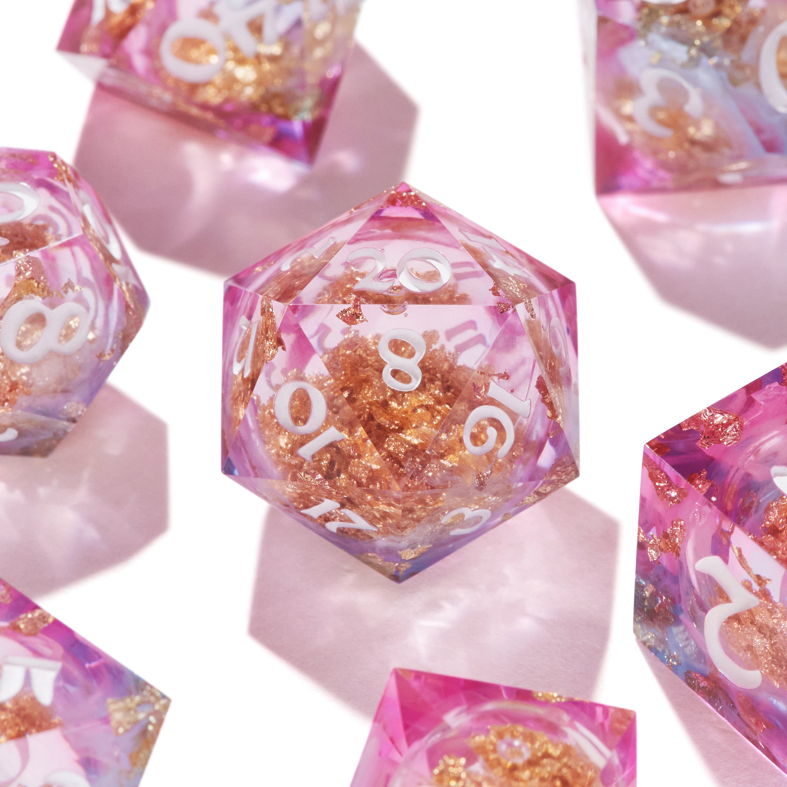 Fae Treasury Liquid Core Dice Set