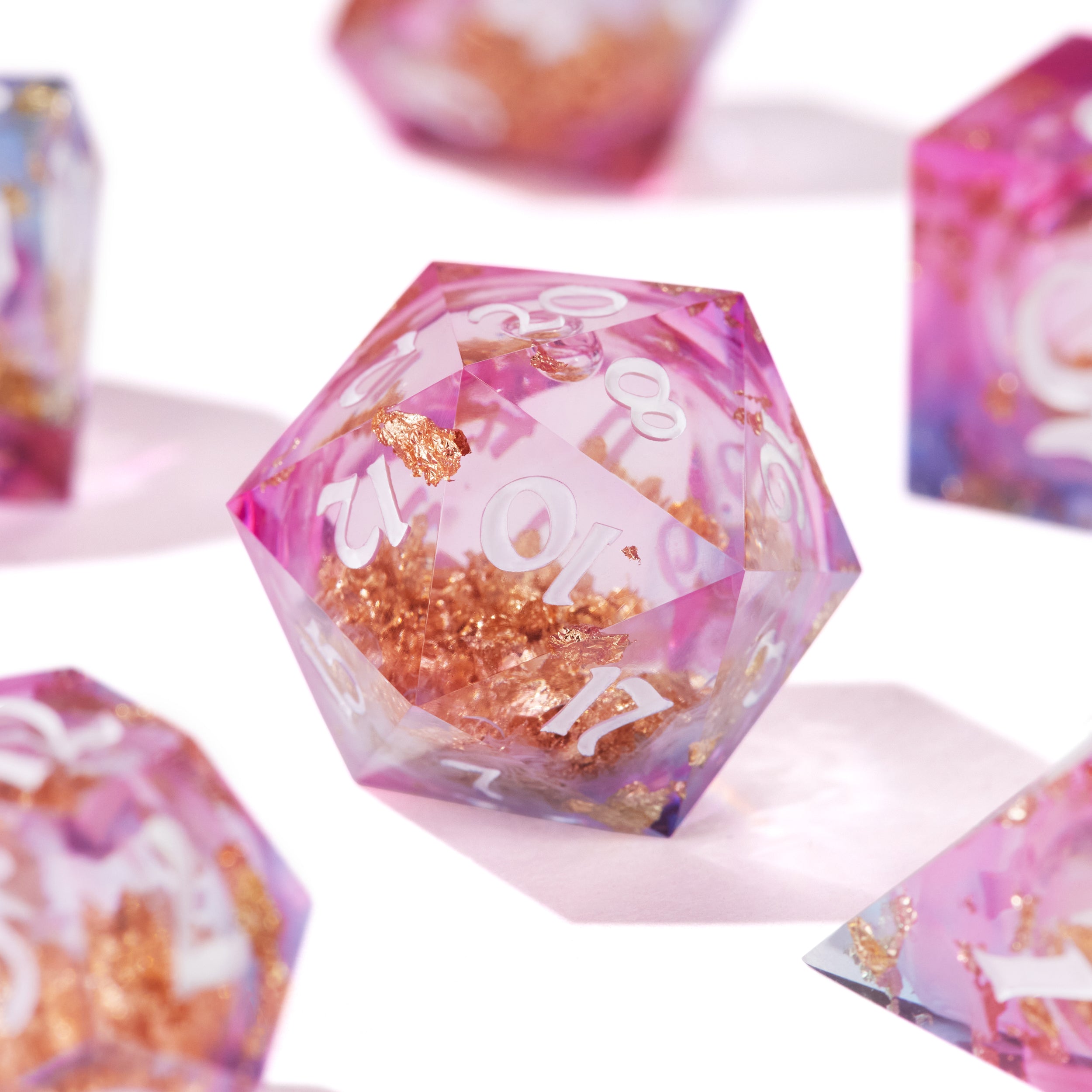 Fae Treasury Liquid Core Dice Set