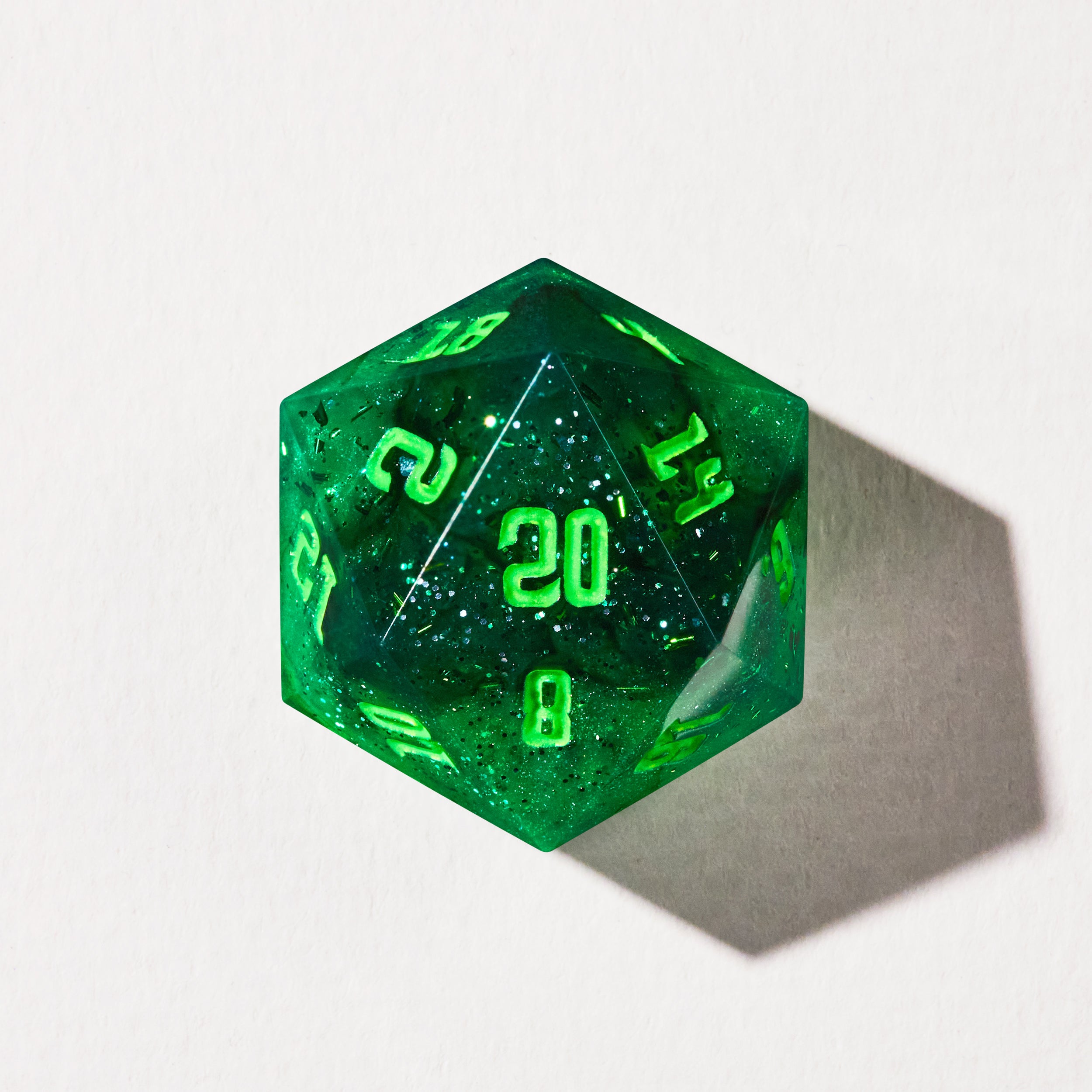 Neon Verdant Dice Set