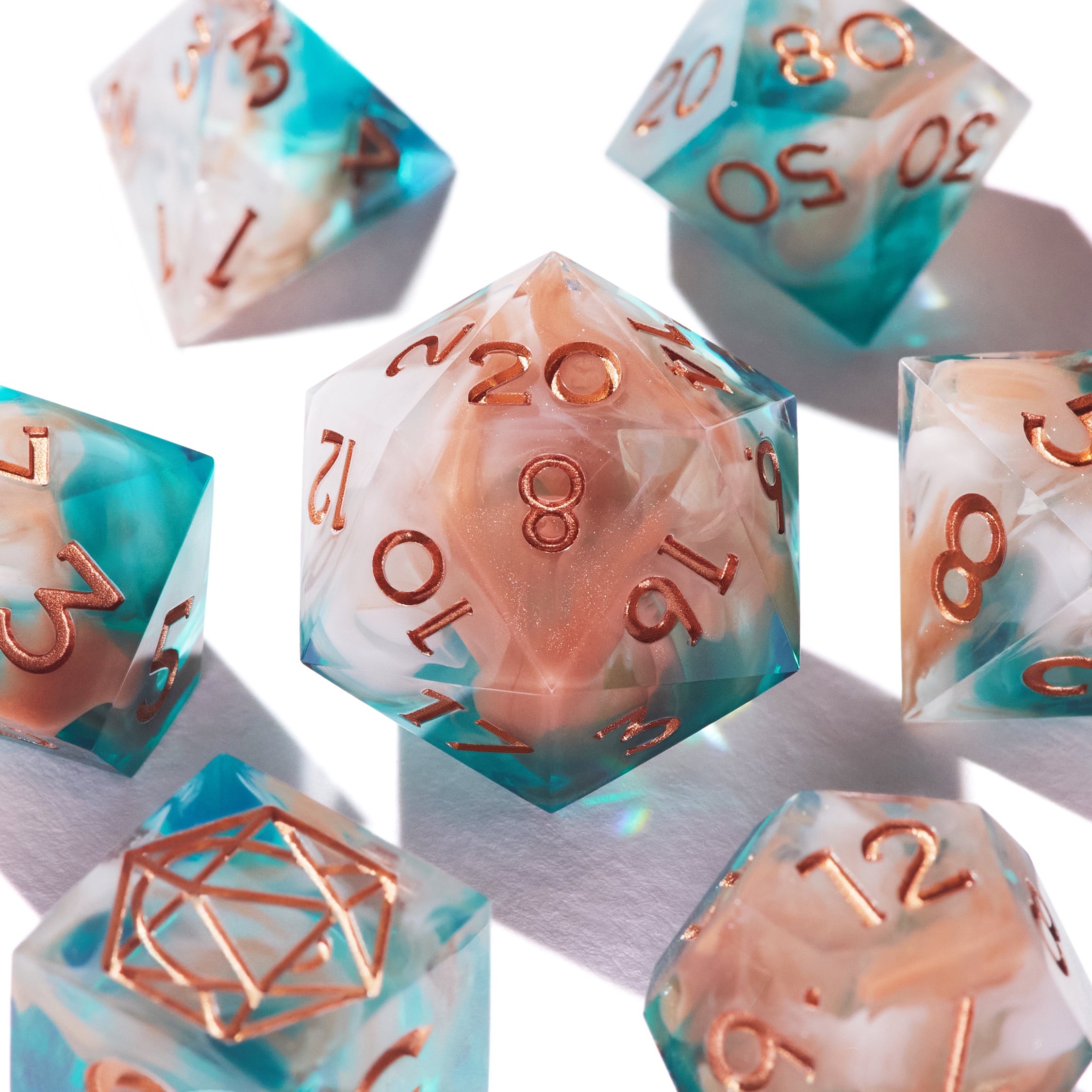 Pearl Lagoon Dice Set