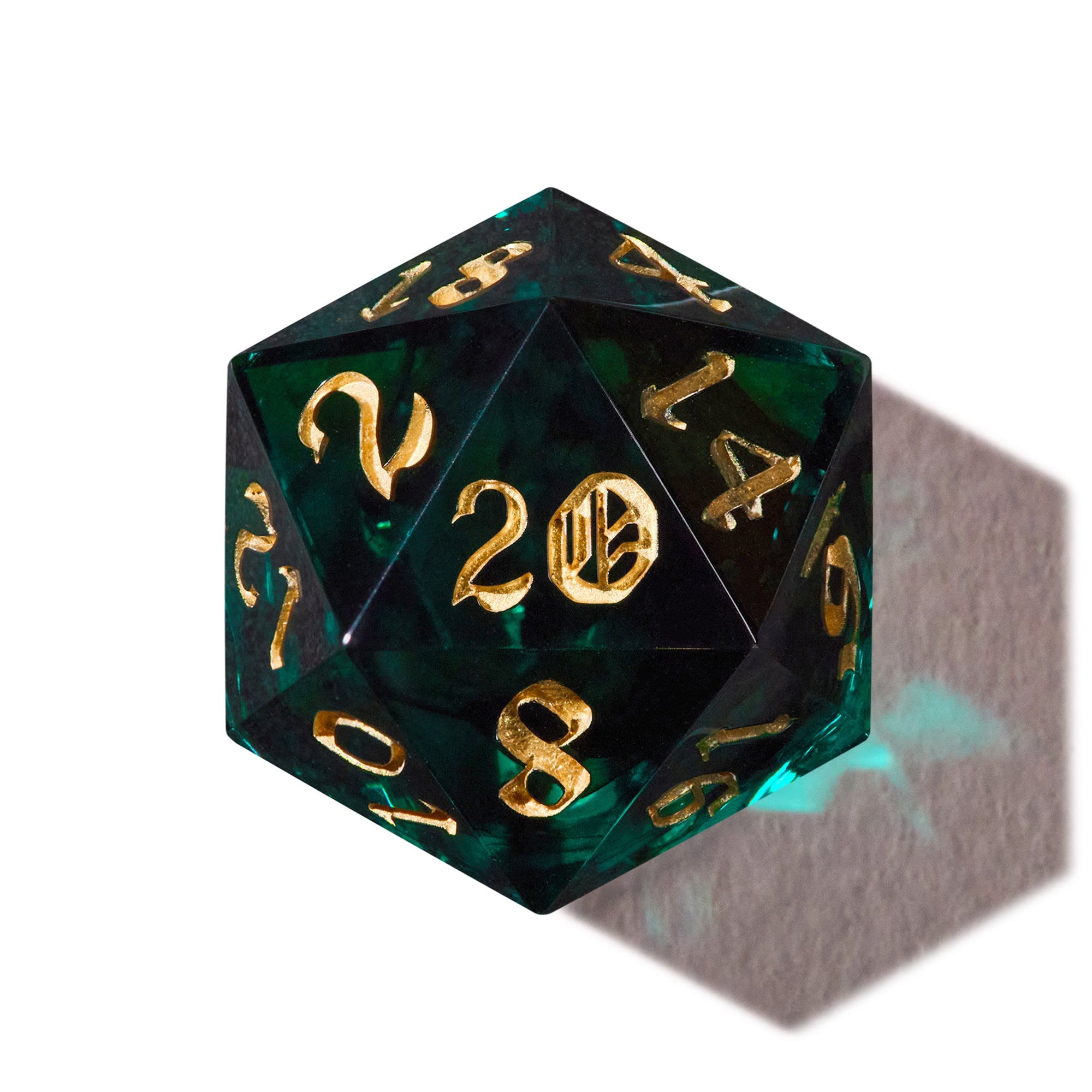Royal Emerald Dice Set