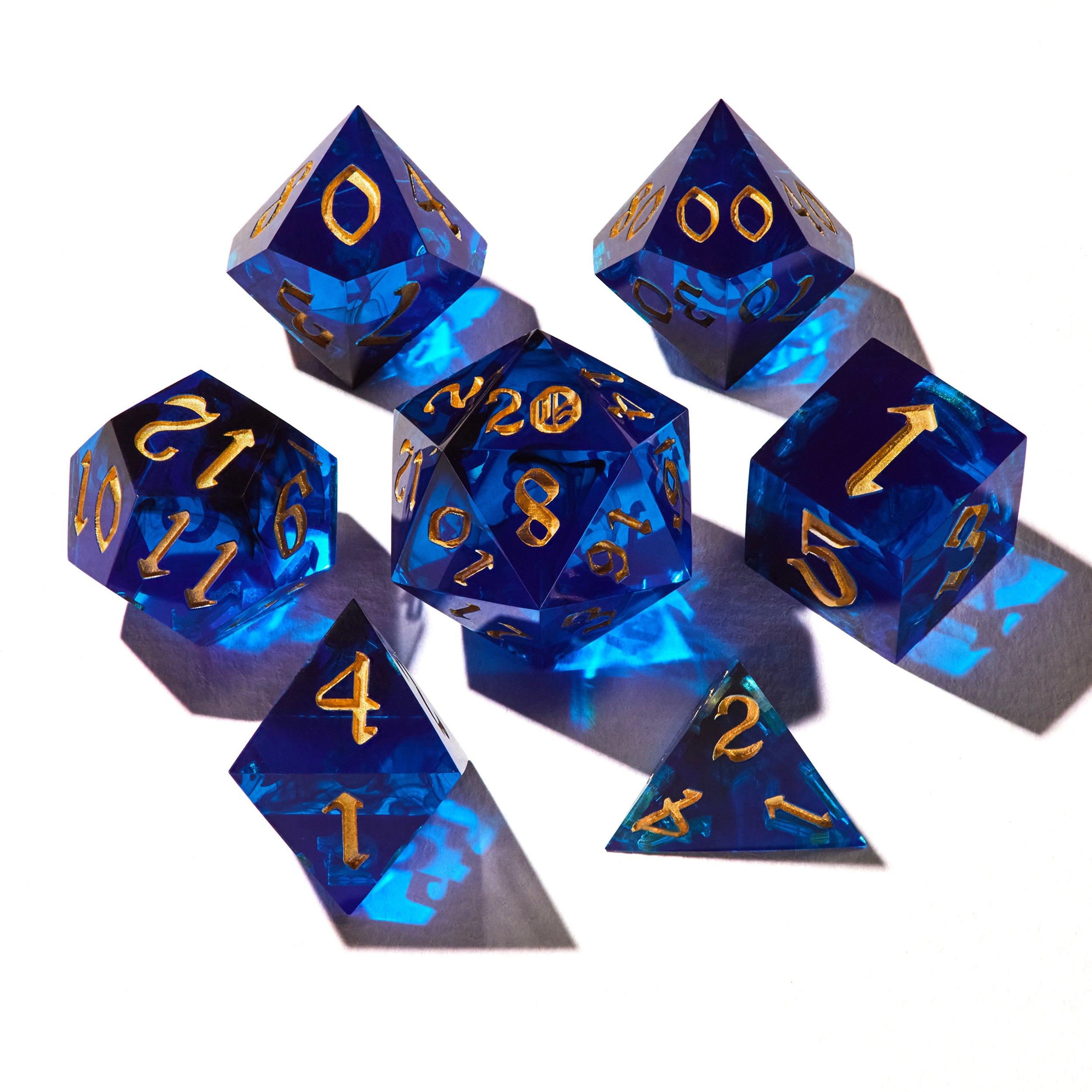 Royal Sapphire Dice Set