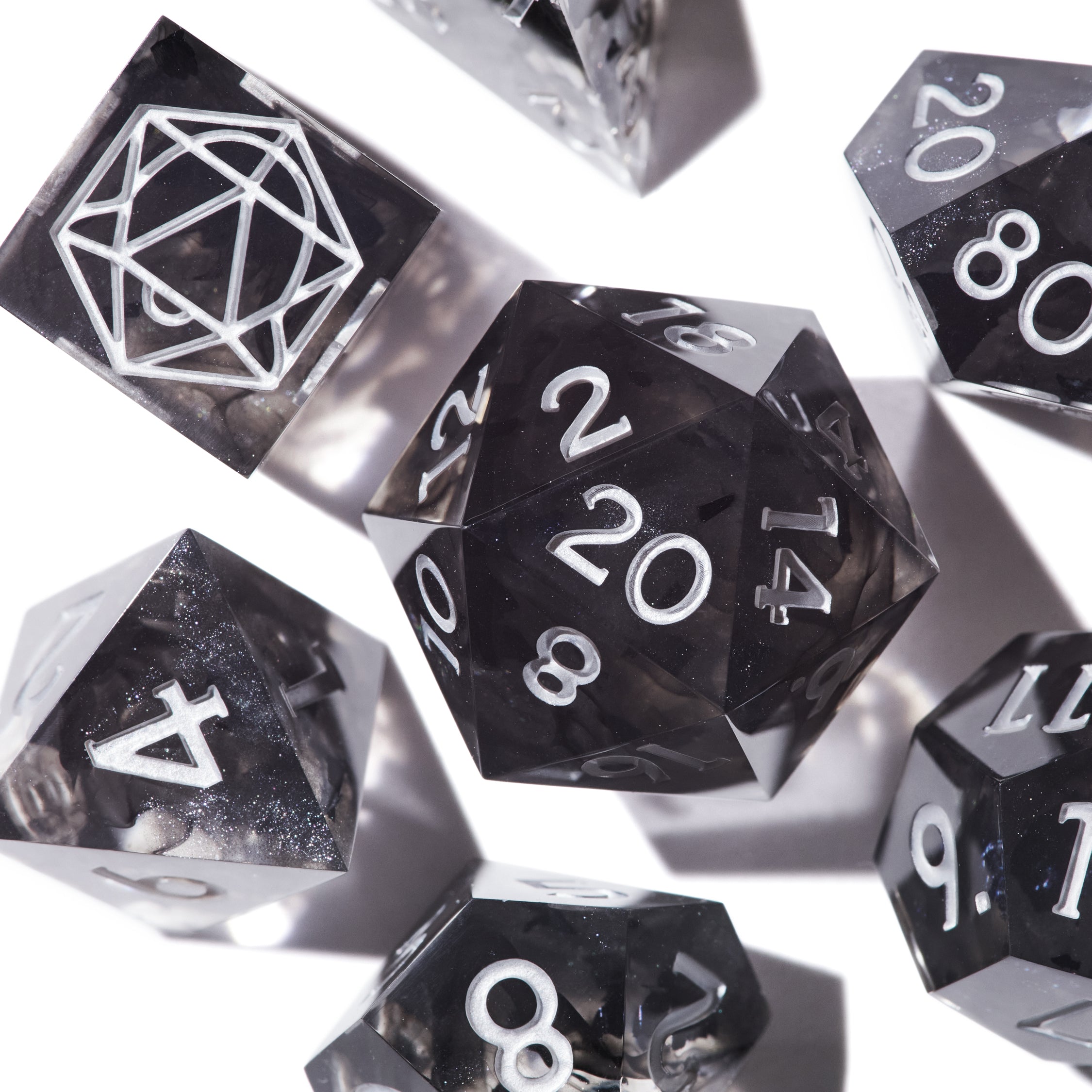Shadowfell Smoke Dice Set