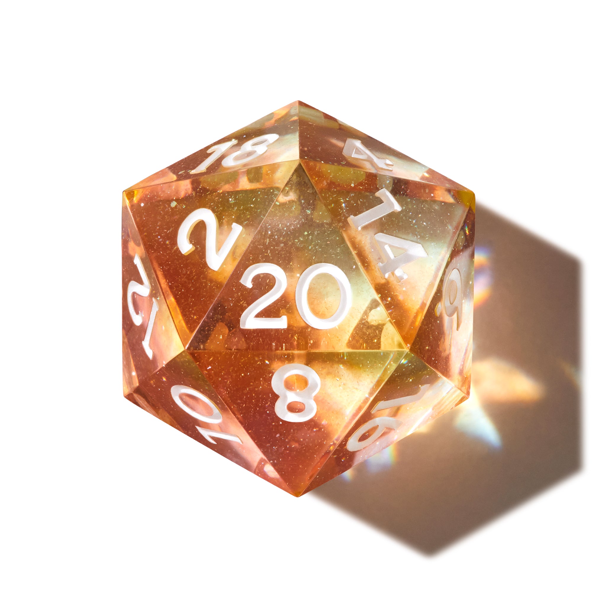 Sunfire Crystal Dice Set